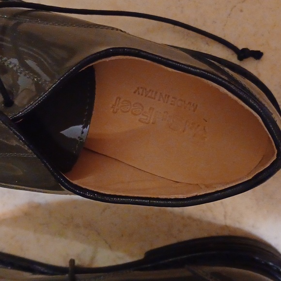 Fred Segal Glossy Gray Oxfords For Women(these are shoes for WOMEN). main image 4